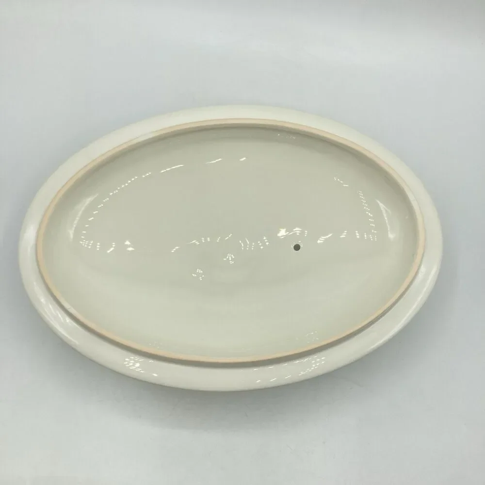 Vtg Villeroy & Boch Albertina 2 QT Oval Covered Casserole Tureen W Germany #1748